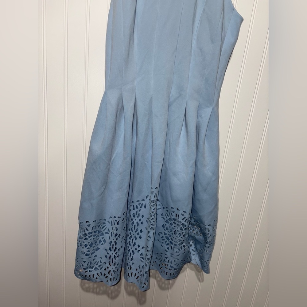 Vince Camuto Light Blue Halter Dress| Size 8 - Picture 2 of 4